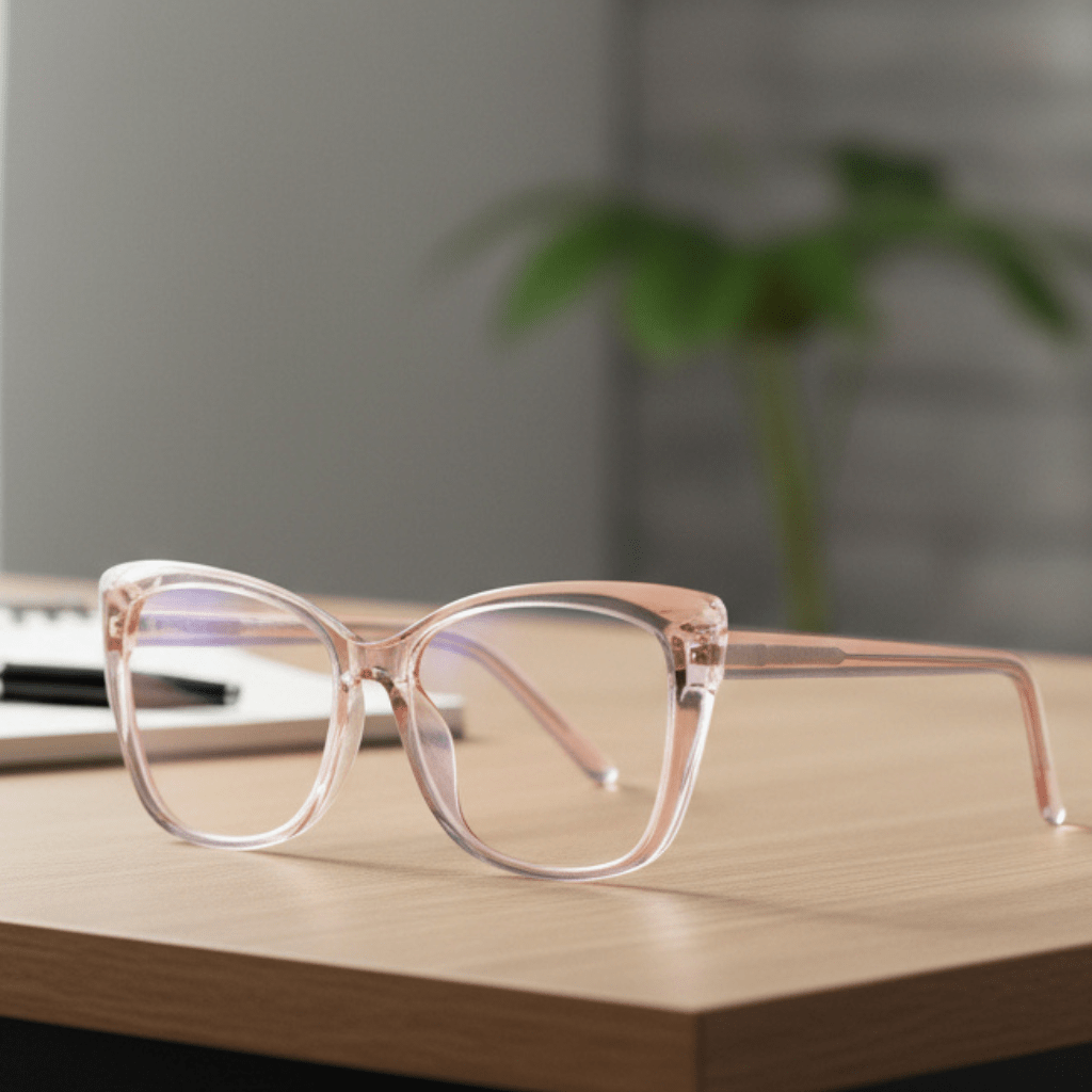 BLUEMODE FRAME - Stylish anti-blue light spectacle frames for women with prescription function