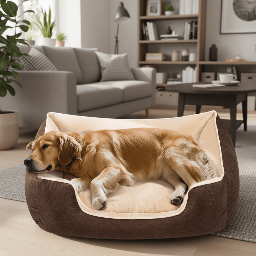 FURLINE – Waterproof Dog Bed made of Memory Foam