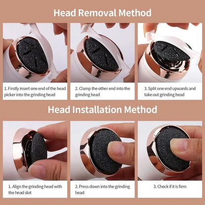 Kalluscare foot care device - Rechargeable callus remover for silky soft feet