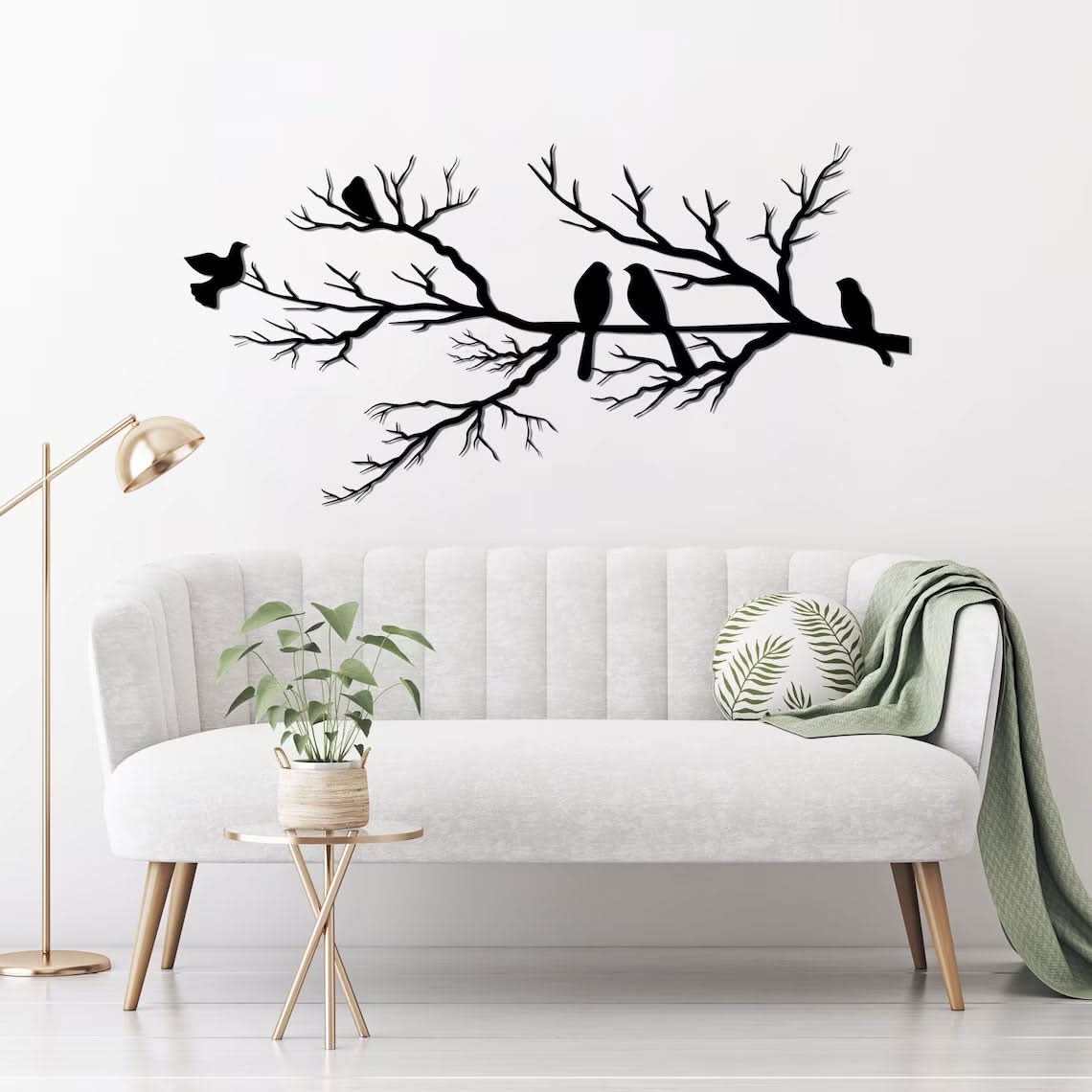 BIRDWING ART - Metal wall decoration with birds for elegant living