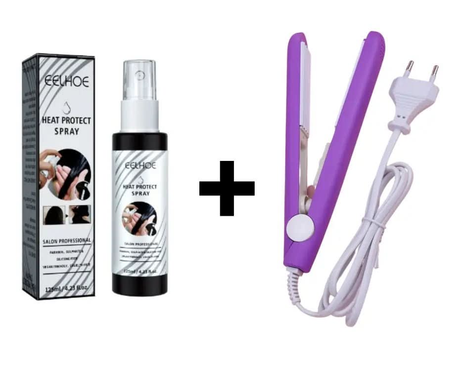 CurlOn Mini Hair Curler - Compact curling iron for soft waves & defined curls