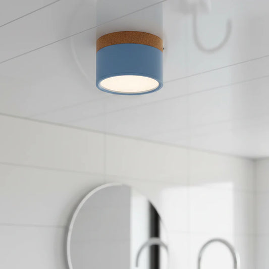 LumiNord – Modern Dimmable LED Ceiling Light with Wood Design
