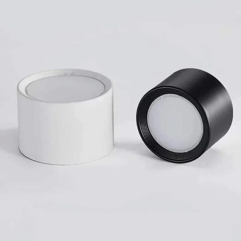 NordicGlow – Modern LED Ceiling Light in Black & White