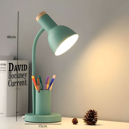 BrightHold – Modern LED Desk Lamp with Pen Holder for Desk & Home