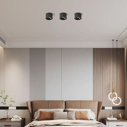 MINISPOT LED - Minimalist ceiling light with adjustable light spot