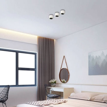 MINISPOT LED - Minimalist ceiling light with adjustable light spot