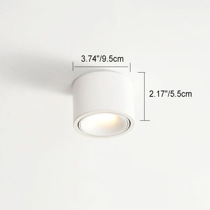 MINISPOT LED - Minimalist ceiling light with adjustable light spot