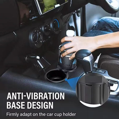 CUPSWIVEL - 360° swivelling car cup holder for double drinks