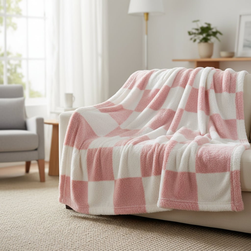 NESTORA – Plush Thermal Fleece Blanket for Warm Cozy Moments