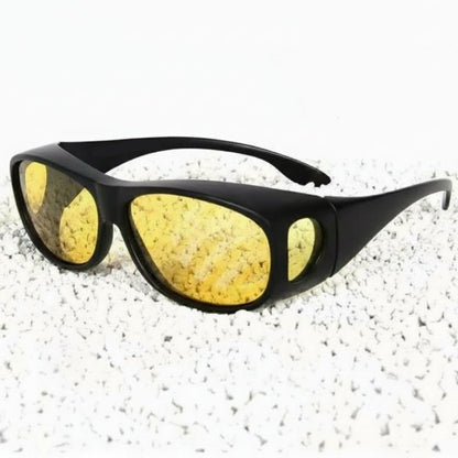 CLARIVUE – Night glasses with HD lenses & glare protection for safe driving at night