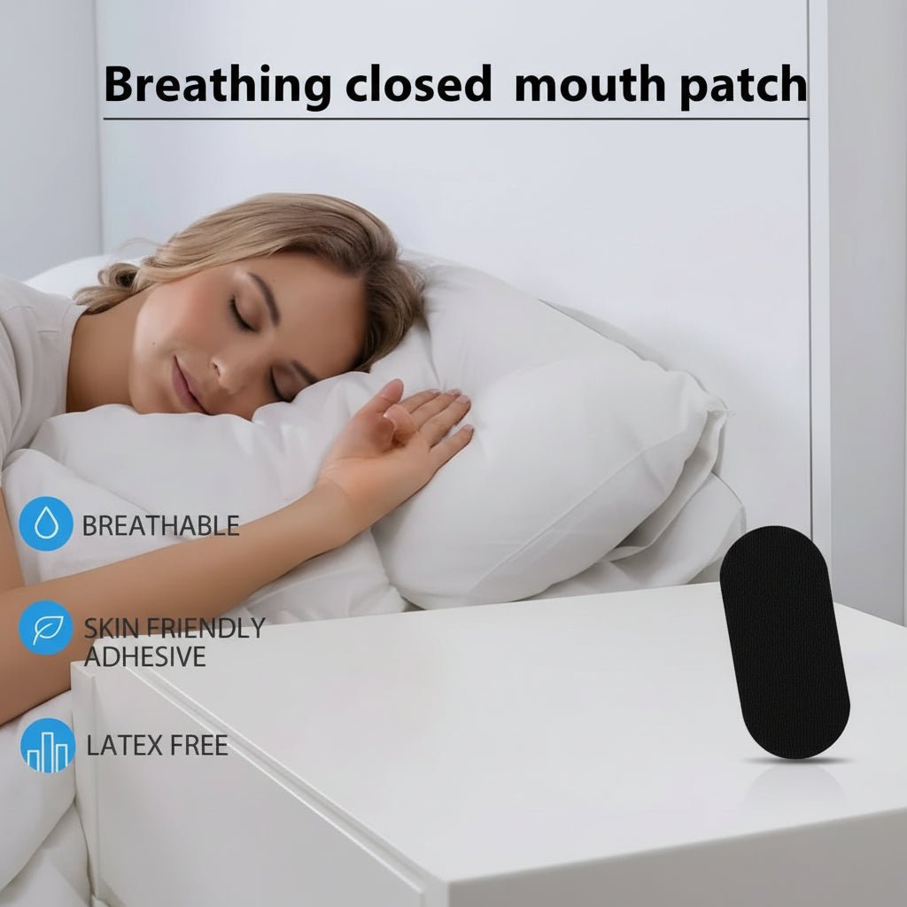 RESTBREATH – 90 Pieces Anti-Snoring Mouth Strips & Breathing Stickers for Better Sleep Quality