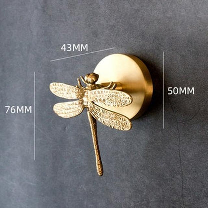 GOLDHORN – Decorative Animal Coat Hook made of Brass with Gold Finish
