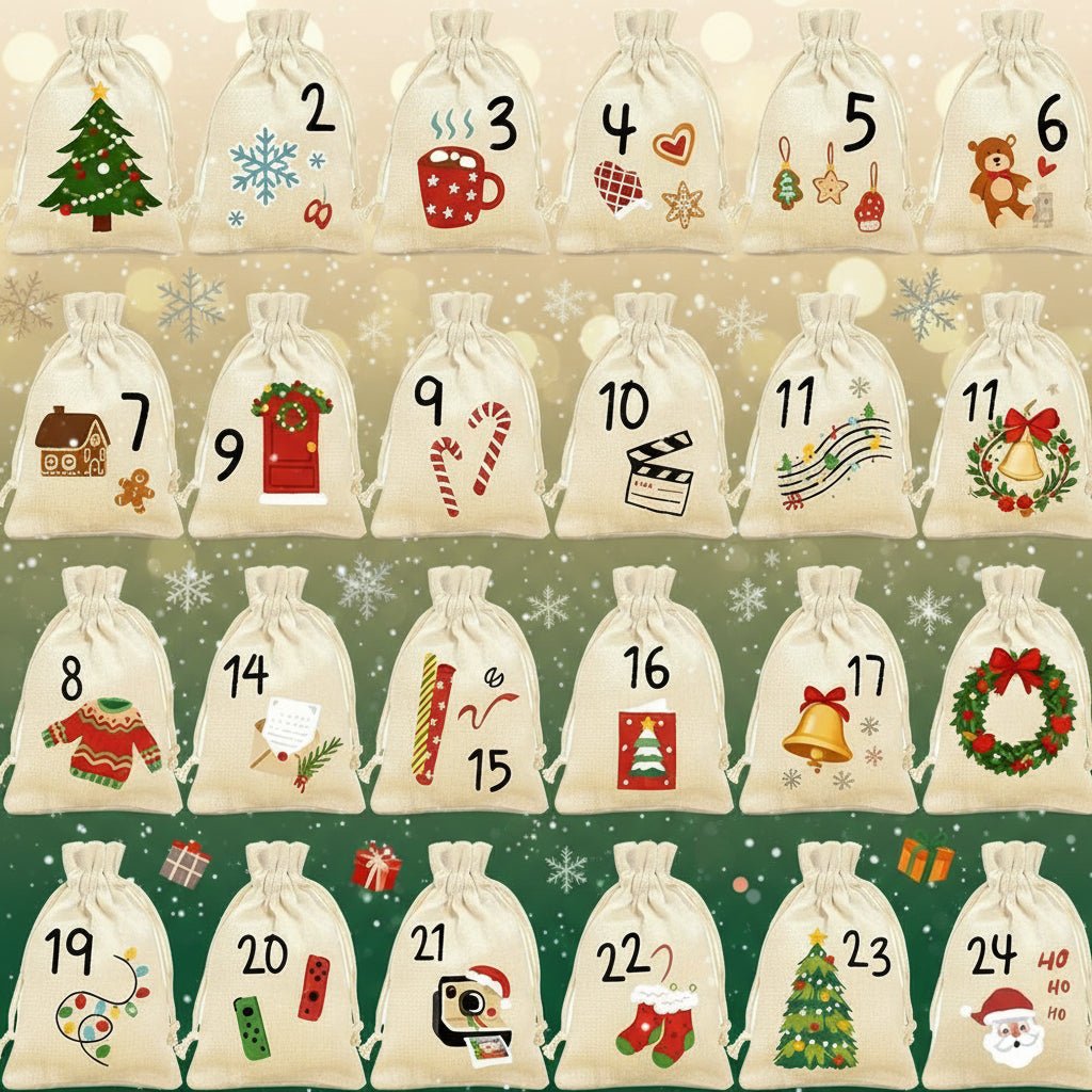 CANDIBAG – 24 candy bags for sweet Advent surprises