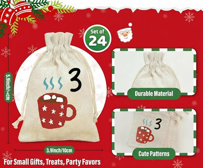 CANDIBAG – 24 candy bags for sweet Advent surprises