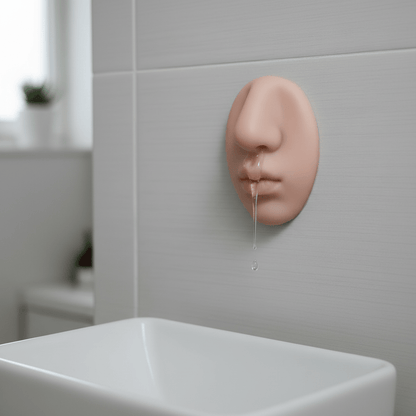 FUNDRIP – Funny nose-shaped soap dispenser for wall mounting for special decoration ideas