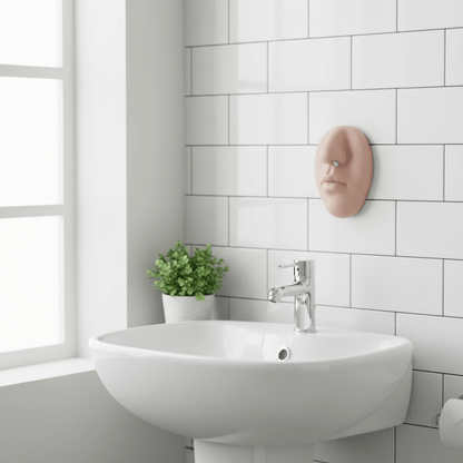 FUNDRIP – Funny nose-shaped soap dispenser for wall mounting for special decoration ideas