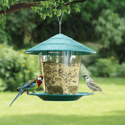 HOLEFEED – Automatic bird feeder with multi-hole nut dispenser