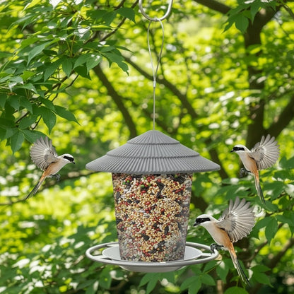 HOLEFEED – Automatic bird feeder with multi-hole nut dispenser
