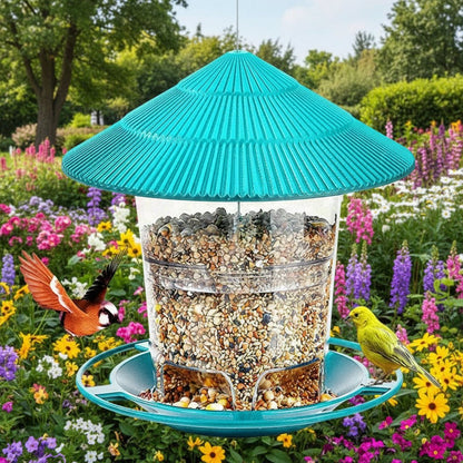 HOLEFEED – Automatic bird feeder with multi-hole nut dispenser