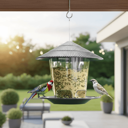 HOLEFEED – Automatic bird feeder with multi-hole nut dispenser
