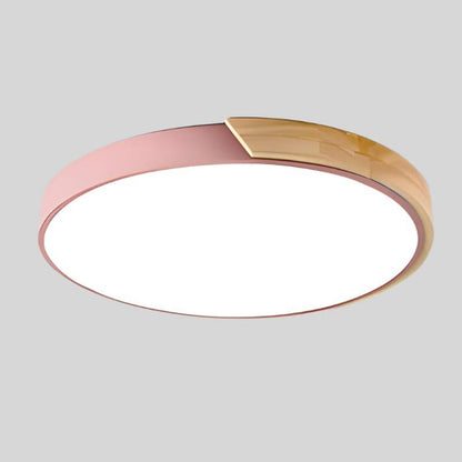 MACAROON LIGHT - Nordic LED ceiling light made of wood for a cosy living ambience