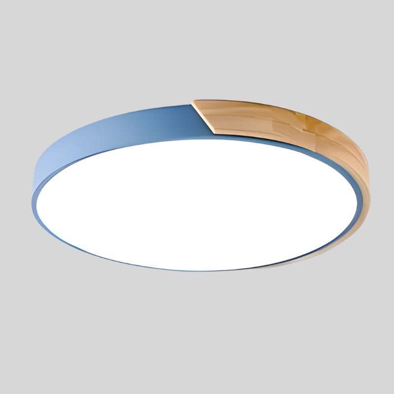 MACAROON LIGHT - Nordic LED ceiling light made of wood for a cosy living ambience