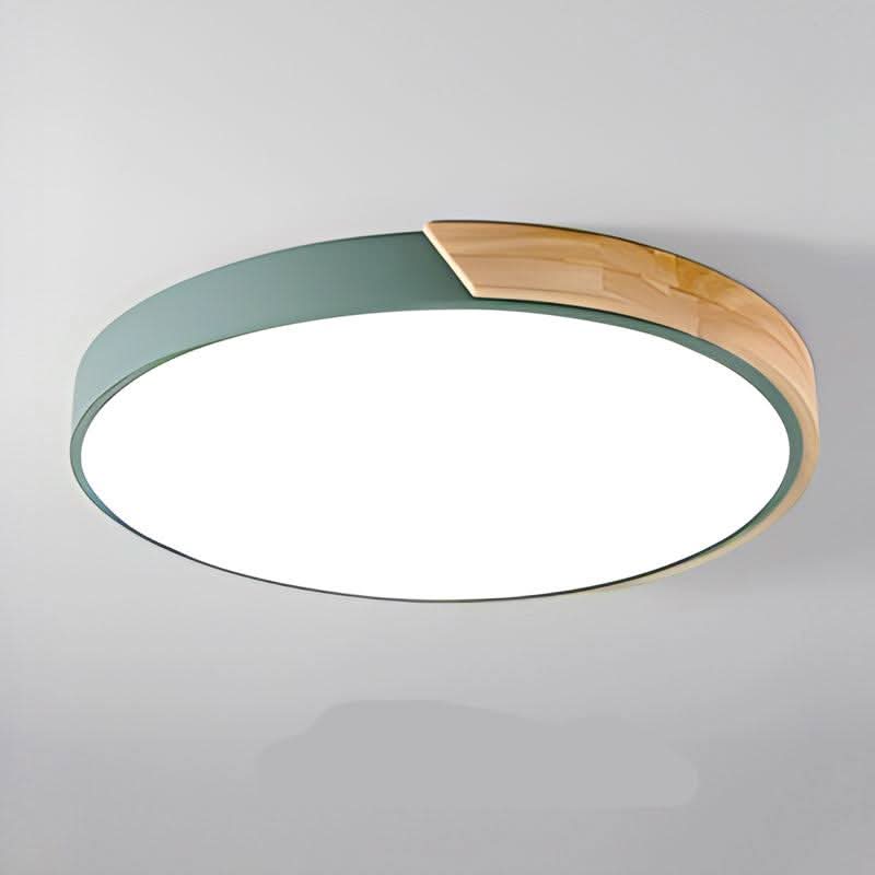 MACAROON LIGHT - Nordic LED ceiling light made of wood for a cosy living ambience