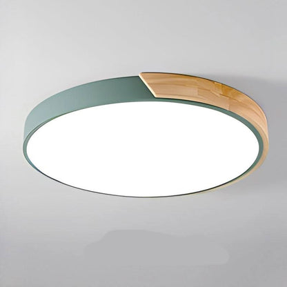 MACAROON LIGHT - Nordic LED ceiling light made of wood for a cosy living ambience