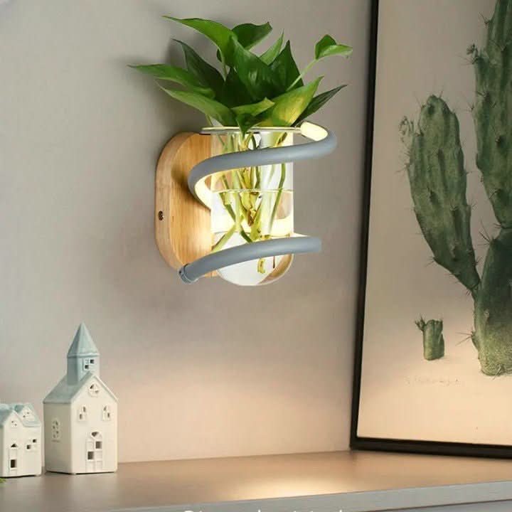 BLOOMLIGHT – LED wall vase lamp with Nordic design for outdoor areas