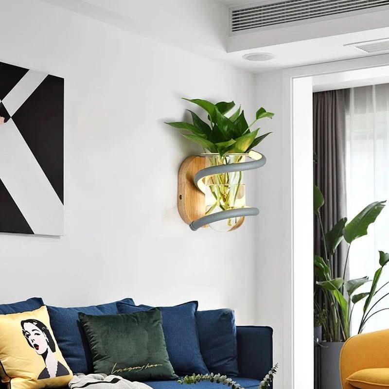 BLOOMLIGHT – LED wall vase lamp with Nordic design for outdoor areas