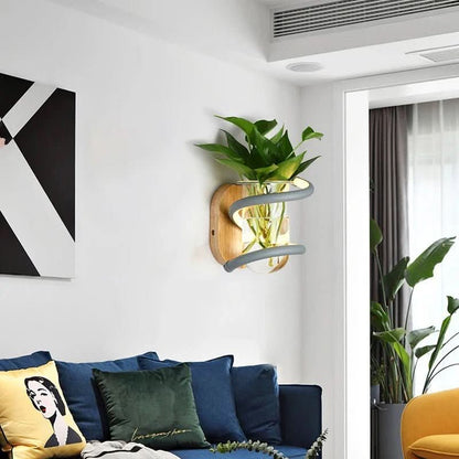 BLOOMLIGHT – LED wall vase lamp with Nordic design for outdoor areas
