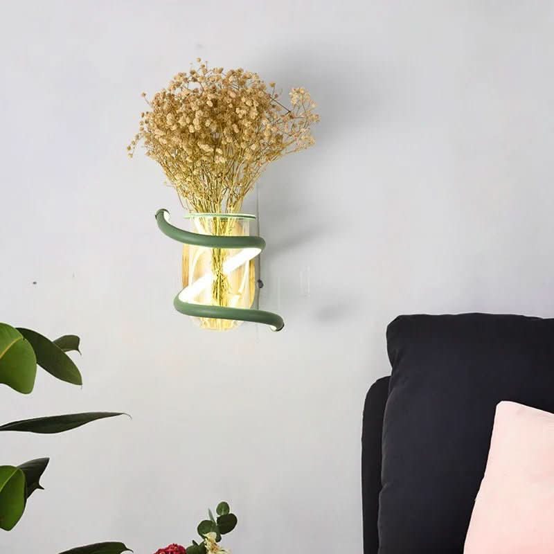 BLOOMLIGHT – LED wall vase lamp with Nordic design for outdoor areas