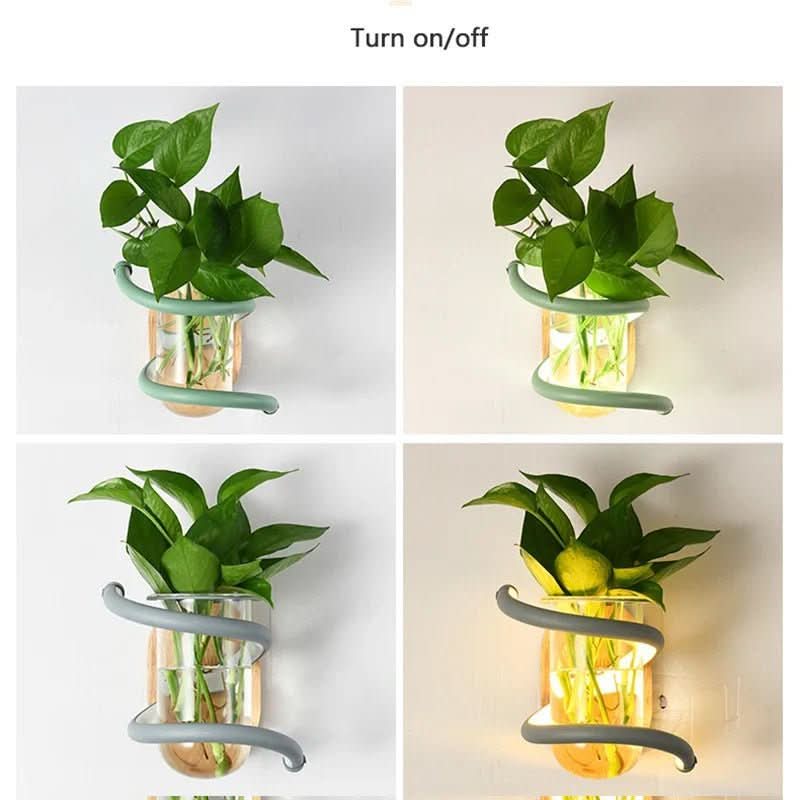 BLOOMLIGHT – LED wall vase lamp with Nordic design for outdoor areas