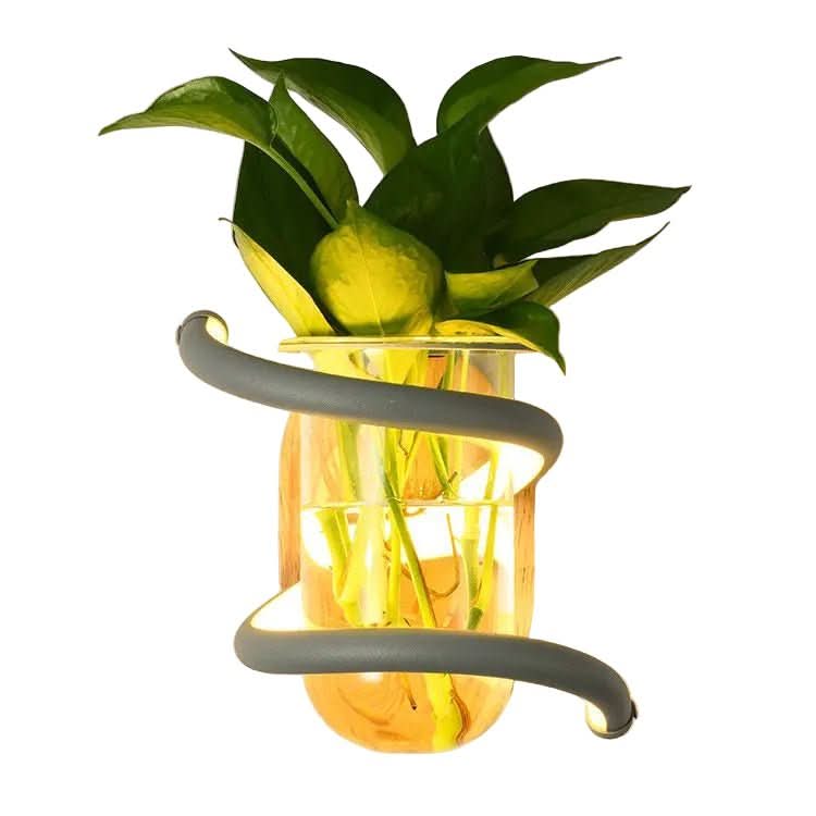 BLOOMLIGHT – LED wall vase lamp with Nordic design for outdoor areas