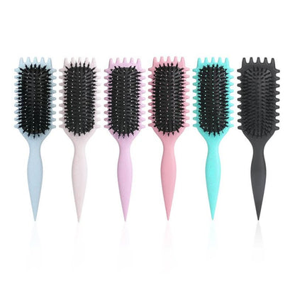 Curlmaster - 3-in-1 hairbrush for frizz-free curls & definition
