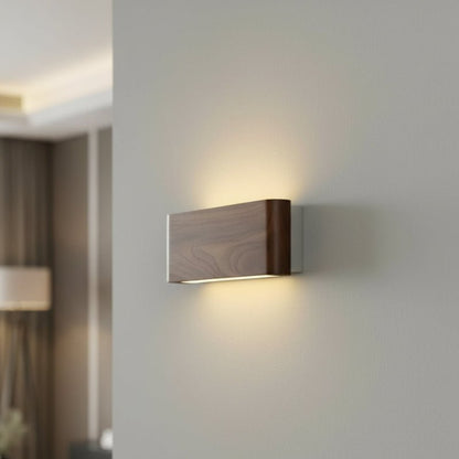 OAKLINE LIGHT – modern wooden wall lamp with 3 color modes