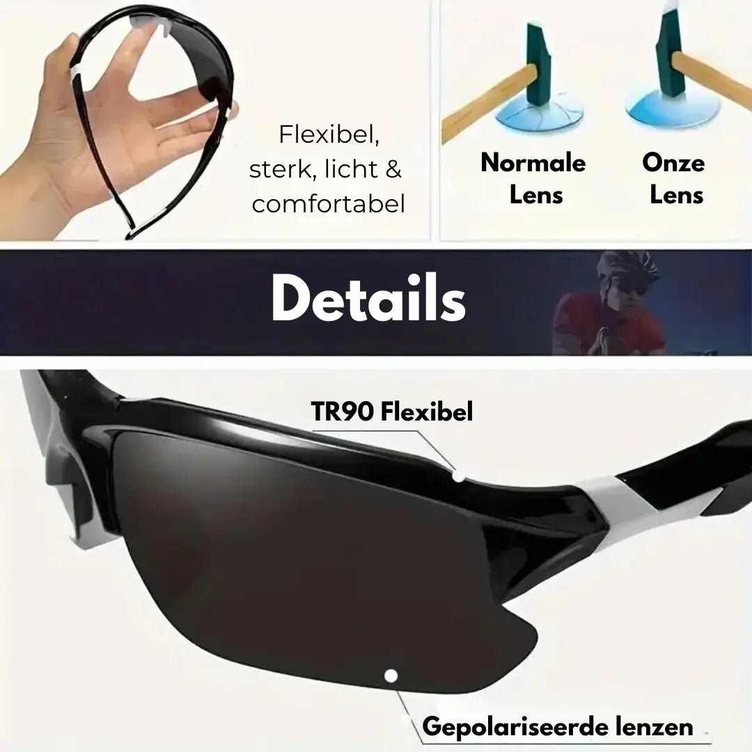 SUNFORCE – Lightweight Polarized Sports Sunglasses with UV Protection