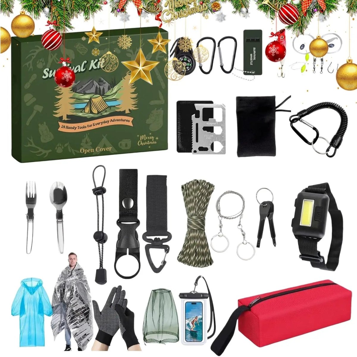 GEARCRAFT 2025 – 24-day survival advent calendar with essential outdoor tools