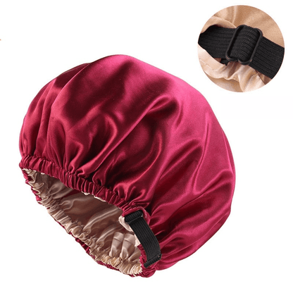 Satinglow - Luxurious satin hair cap for optimum hair protection overnight