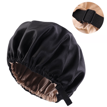 Satinglow - Luxurious satin hair cap for optimum hair protection overnight