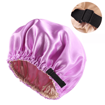 Satinglow - Luxurious satin hair cap for optimum hair protection overnight