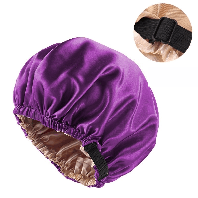 Satinglow - Luxurious satin hair cap for optimum hair protection overnight