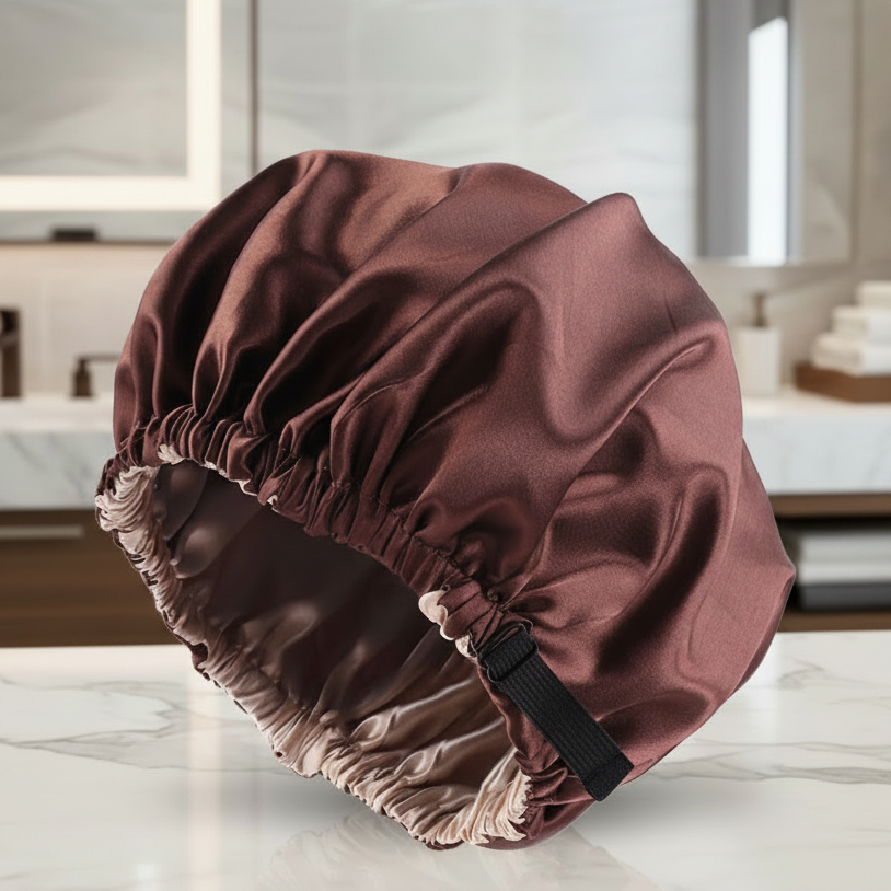 Satinglow - Luxurious satin hair cap for optimum hair protection overnight