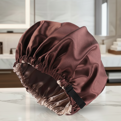 Satinglow - Luxurious satin hair cap for optimum hair protection overnight