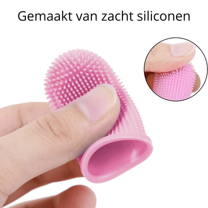 PAWCLEAN PRO - 360° silicone finger toothbrush for safe dental care for dogs