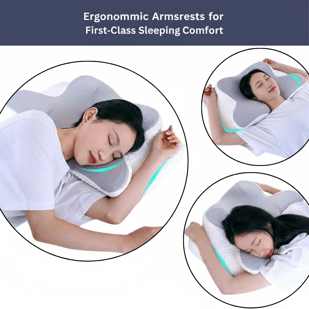 GESUNDPUR PILLOW - Orthopaedic memory foam pillow for neck & shoulder pain relief