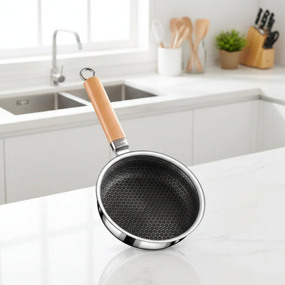 HANDLUX – Non-stick stainless steel pan for comfortable handling