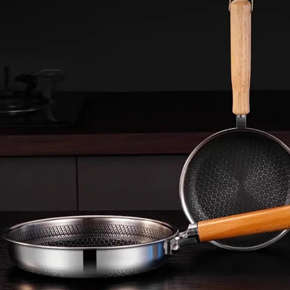 HANDLUX – Non-stick stainless steel pan for comfortable handling