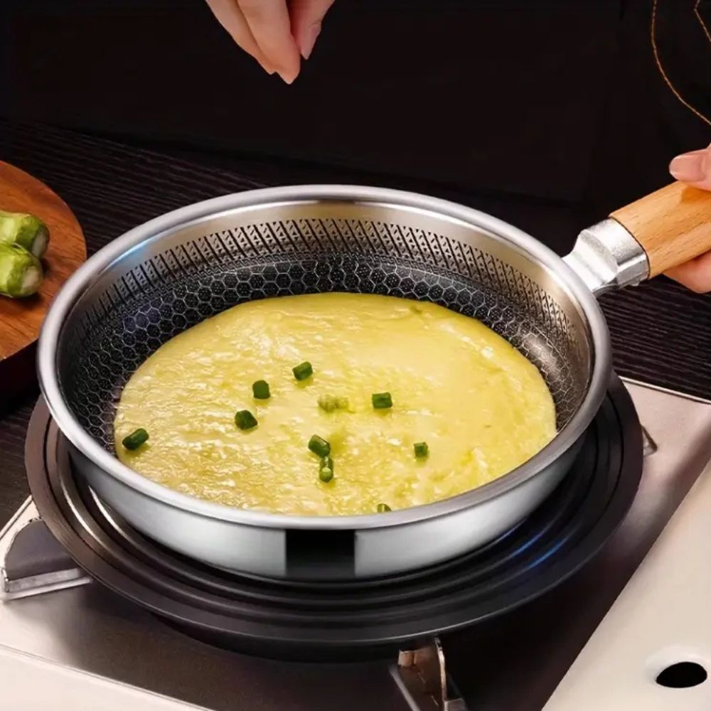 HANDLUX – Non-stick stainless steel pan for comfortable handling