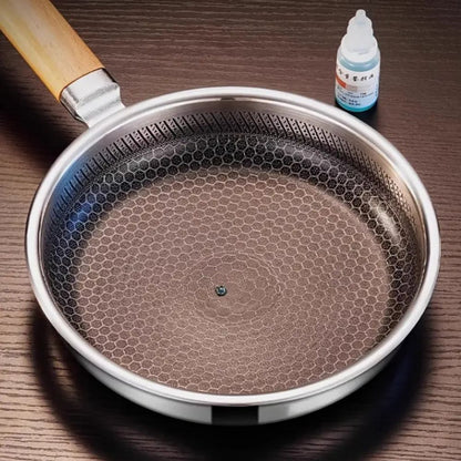 HANDLUX – Non-stick stainless steel pan for comfortable handling